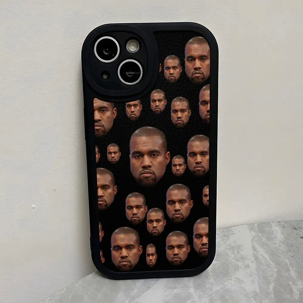 TP-1 Ngộ nghĩnh Kanye West Ye Ốp Lưng Điện Thoại iPhone 17,15 Pro Max 14 Pro 11 13 12 Mini X Xr Xs 7 8 Puls Se Da Cừu Silicon Sof