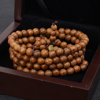 [3-5 ngày để đến] 108 Vòng Tay Đính Hạt Phật Bằng Gỗ - Wenge Cầu Nguyện Hạt Gỗ Vòng Tay Tây Tạng - Nam Nữ Lắc Tay Phật Giáo - Trang Sức Gỗ Đàn Hương Phong Cách Trung Hoa