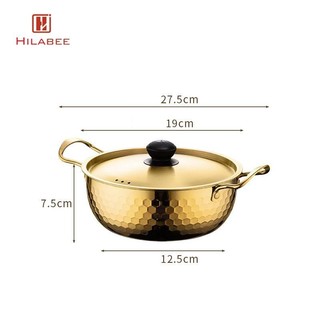Nồi nấu Ramen Hàn Quốc Nồi nấu bếp có nắp Đa năng Nồi súp Kimchi cho bữa tiệc tối Súp Ramyun Trứng Thịt