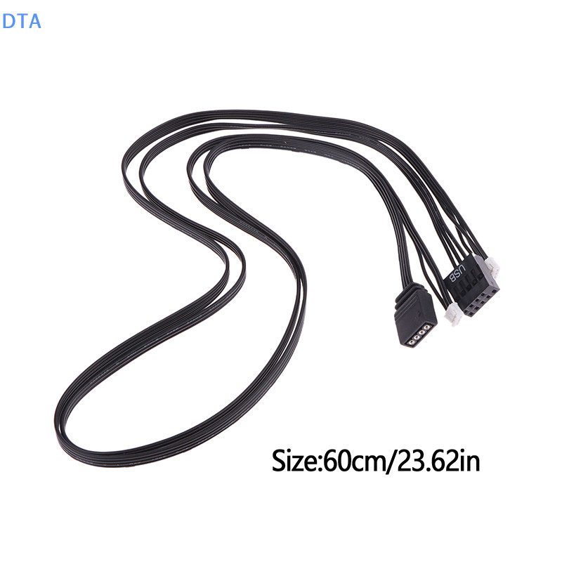 DTA 2 Chiếc Mới Ryzen Wraith Prism Wraith Max Fan Đèn RGB Bo Mạch Chủ Điều Khiển Đồng Bộ Cáp PO
