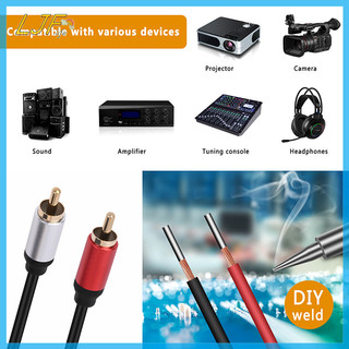 LJF Loa Dây Nam Cắm Jack Kết Nối Dây Trần Mở Đầu Cáp Đuôi Heo Cho Loa Khuếch Đại Âm Thanh Video AV Sửa Chữa VN