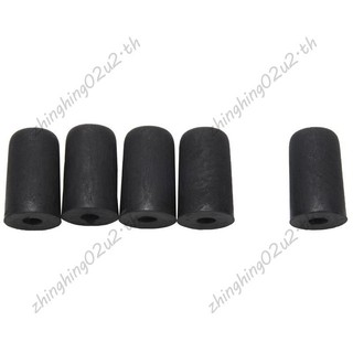 5 Chiếc Cello Endpin Đầu Bảo Vệ Cao Su Cello Đuôi pin Trường Hợp Đầu Nắp Bảo Vệ Thảm Chống Trơn Trượt Cho Cello Dây Đàn Violin Phần
