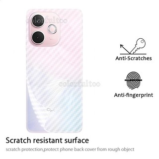 Oppo A5 Pro 2025 3D Matte Back Film Cho Oppo A5 A3 Pro A3Pro A5Pro A 3 A3X A5X OppoA5 4G 5G Mặt Sau Bằng Sợi Carbon Chống Trầy Xước Bảo Vệ Màn Hình Miếng Dán Phim Mềm TPU Mờ