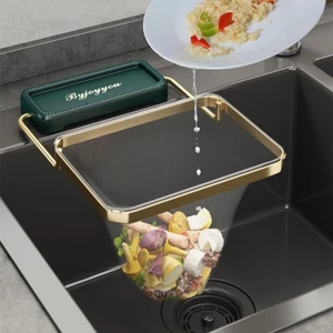 Túi lưới lọc rác bồn rửa chén khay lọc rác ngăn tắc nghẽn Giá lọc thức ăn thừa