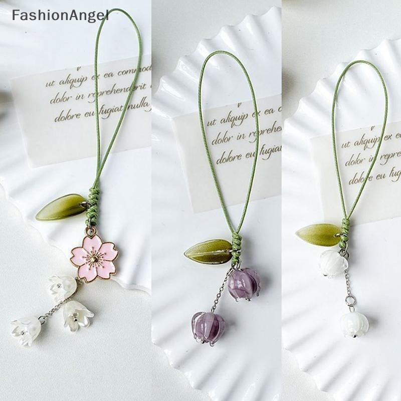 FashionAngel Hoa Dây Đeo Điện Thoại Di Động Quyến Rũ Dễ Thương Cho Điện Thoại Di Động Dây Đeo Tay Móc Khóa Dây Đeo Điện Thoại Mặt Dây Chuyền Thời Trang VN