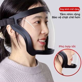 Mặt nạ bảo vệ công việc Mặt nạ bảo vệ trong suốt chống bụi, Che Bụi Xe Mặt Nạ Phòng chống va đập, Chống hàn và chống mài