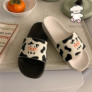 Xixitiao Thời Trang Mùa Hè Phong Cách Mới Dép Dép Trong Nhà Sử Dụng Influencer ins Hoạt Hình Cô Gái Dễ Thương Giày Sandal Trái Tim Nữ Mặc Ngoài Trời
