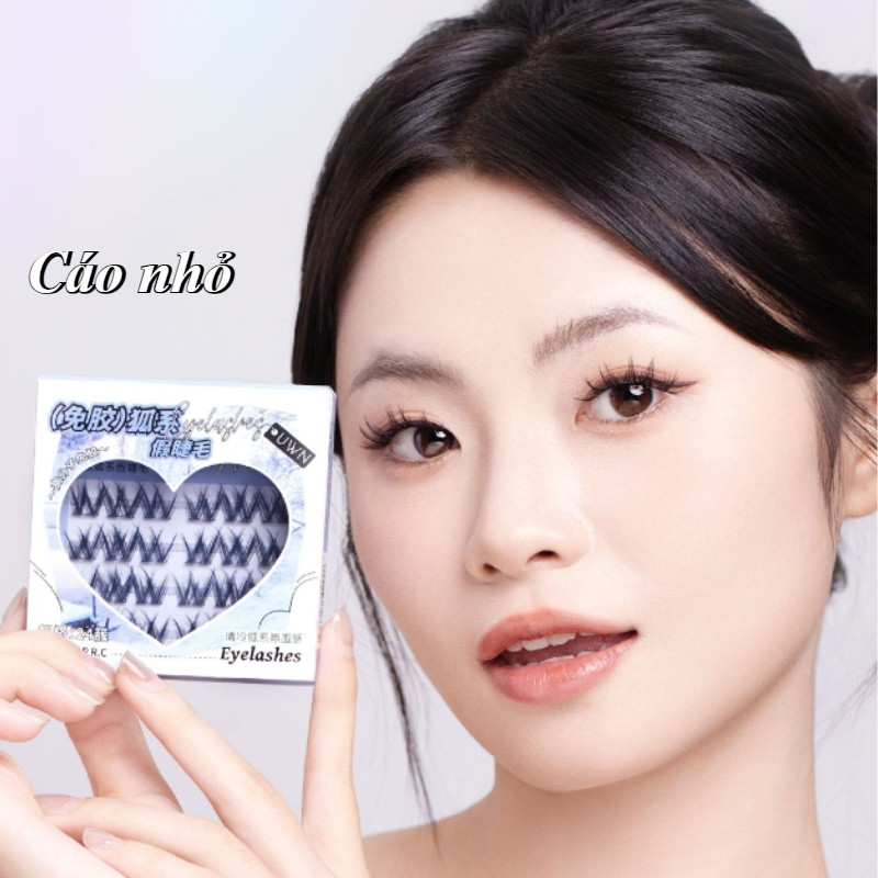 【SKISOPGO】Mi giả hoa hướng dương,mi cụm tự nhiên có keo sẵn tiện lợi mi không cần dùng keo,Động Vật Nhỏ Lông Mi Giả