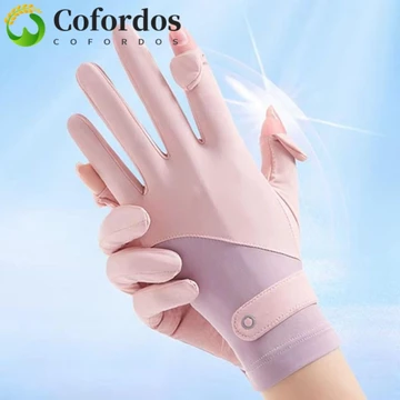 Găng Tay Chống Nắng COFORDOS, Găng Tay Chống Nắng Thoáng Khí Ice Silk Găng Tay, Găng Tay Nữ Chống Nắng Chống Tia UV Sang Trọng Mùa Hè Găng Tay Chống Nắng Nữ