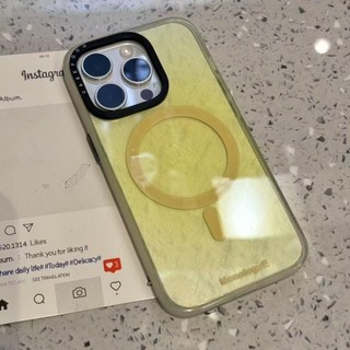 Sang Trọng Gradient Yuanbao Gương Giá Đỡ Từ Tính Vỏ Điện Thoại Di Động Kẻ Thù iPhone16 15 14 13 Pro Max Chống Sốc Bảo Vệ Camera Ốp Lưng Cứng Chống Rơi