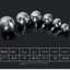 TOPTOOLCX 10 Chiếc Trọng Lượng Câu Cá Chìm, Xoay Chì 360° Bộ tạ thả tự do, hình tròn 3,5g / 5g / 7g / 10g / 14g / 20g Dụng cụ câu cá Bass bền