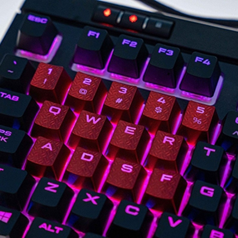 Trại 13 Chiếc Chống Trượt Họa Tiết Keycaps Đèn Nền Mũ Chìa Khóa Cho K70 RGBK70 K95 K90 K65