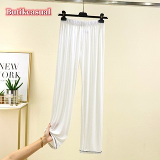 Phụ Nữ Modal Quần Rộng Xuân Hè Rời Cao Cấp Quần Pyjama Rời Size Lớn Quần