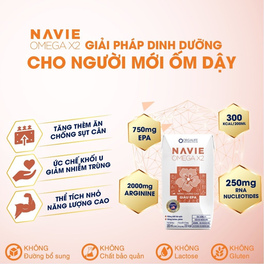 Ảnh Lốc 3 Hộp - Soup uống dinh dưỡng Leisure Omega X2 người chóng suy mòn, tăng cân, ức chế khối u 2