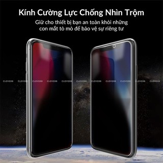 Kính Cường Lực Chống Nhìn Trộm Wekome cho iPhone 17 Pro Max Full Màn 4D