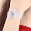 BORAGETE 50 Miếng Dán Bướm Vải Organza, Miếng Dán Thêu Bướm Voan, Handmade Hai Lớp Mô Phỏng Lưới Bướm Miếng Dán Phụ Kiện Tóc Cô Dâu