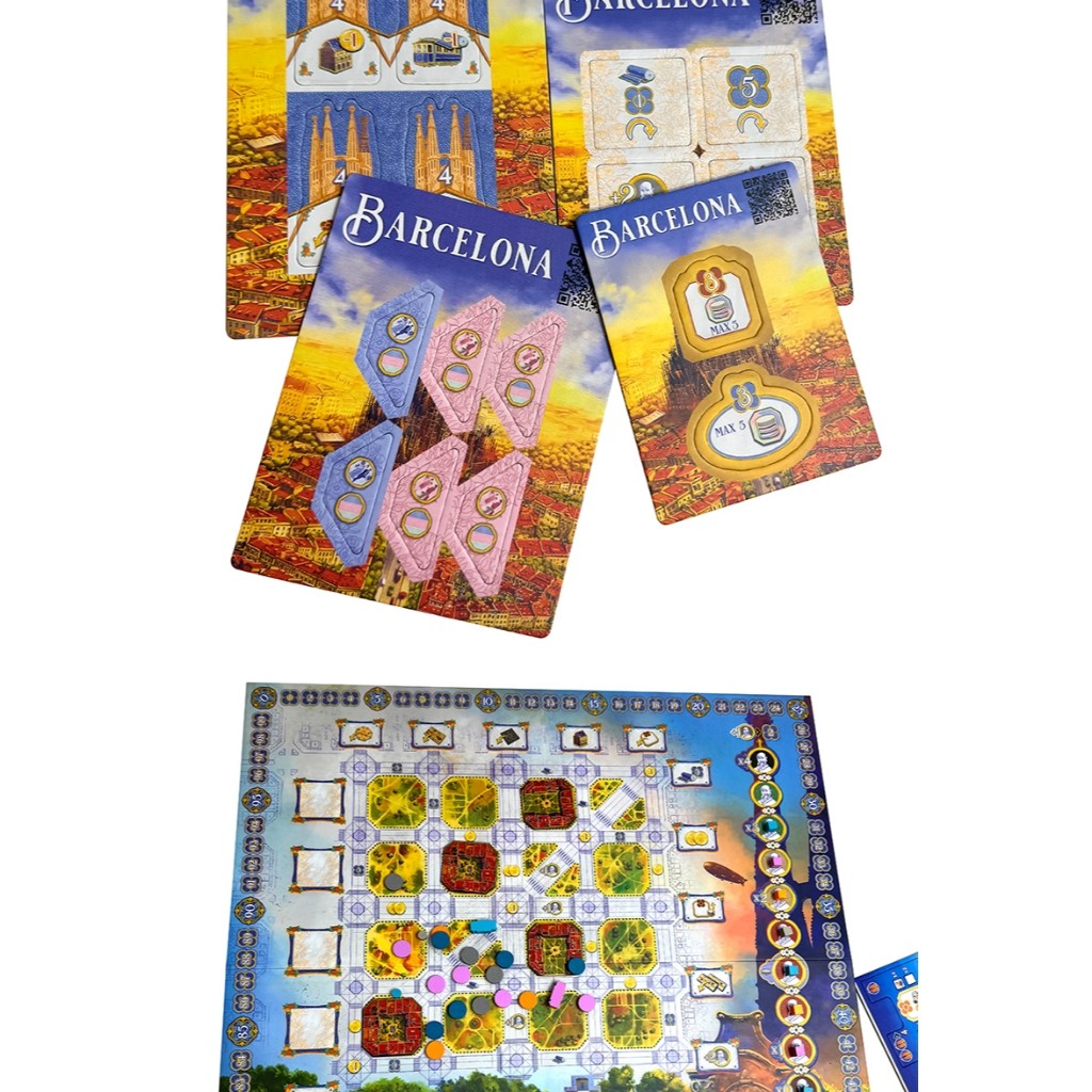 Boardgame Barcelona Xây Dựng Thành Phố Tigar