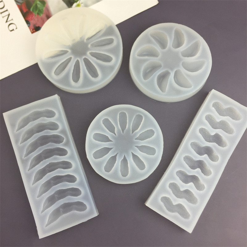Mô Phỏng Đậu Phộng Dưa Hạt Tỏi Đinh Hương Làm Mô Hình Khuôn Silicon Sô Cô La Món Tráng Miệng Pudding Trung Quốc Thạch Trắng Khuôn Thơm Thạch Cao Khuôn DIY Khuôn Nướng Bánh