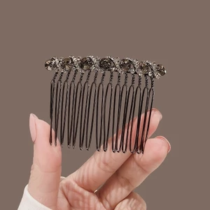 Mauropoli lược kim cương giả cao cấp, kẹp tóc liền mạch, kẹp tóc nữ đơn giản, mũ đội đầu