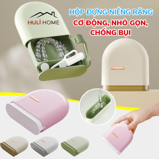 Hộp Đựng Khay Niềng Răng Nhỏ Gọn, Lọ Đựng Niềng Răng Duy Trì Có Nắp Đậy Trend Đa Dạng Màu Sắc NGÓI HOME - KDNR01