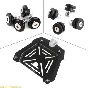 Onlytiming1 4 Chiếc Xe Máy Top Phía Sau Hộp Hành Lý cốp Xe Bushing Miếng Đệm Đệm Khóa