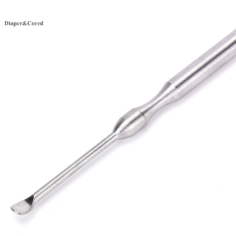 Diaper & CORED Thép không gỉ Earpick Wax Remover Curette Cleaner Dụng cụ chăm sóc sức khỏe Ear Pick YTH