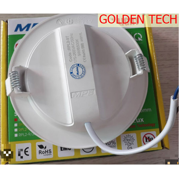 Đèn led âm trần 6W 9W 12W ánh sáng trung tính hàng chính hãng MPE model ...