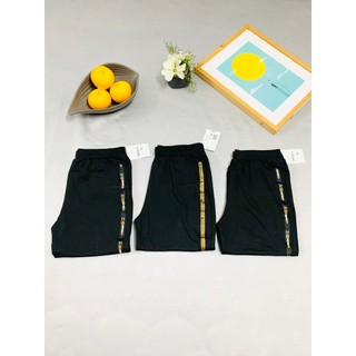 Quần legging ngố, quần nữ ngang gối phong cách thể thao vải thun cotton dày đẹp freesize 55kg .