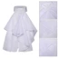 XGB Ruffle Cổ Giả Jabot Trang Phục Thời Trung Cổ Cổ Trắng