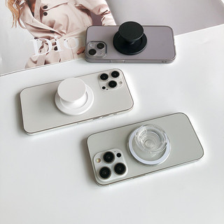 Giá Đỡ Điện Thoại Từ Khung Xe Từ Tính Màu Trơn Trong Suốt Cao Màu Trơn Giá Đỡ Từ Tính Magsafe Giá Đỡ Điện Thoại Di Động Đế Rõ Ràng HF2