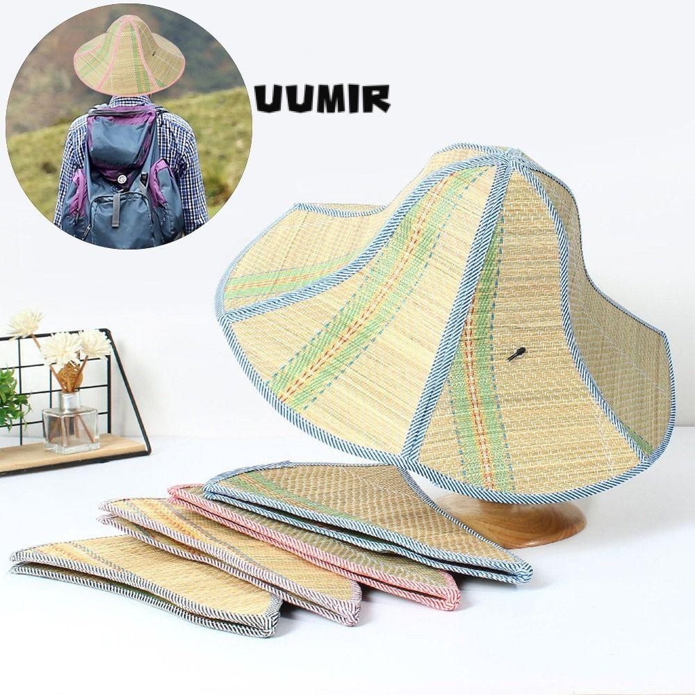 Mũ Đi Biển Có Thể Gập Lại Mùa Xuân Hè Tấm Che Lớn Chống Tia UV Vành Rộng Mũ Chống Nắng