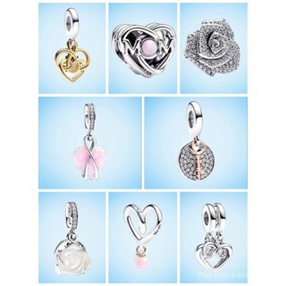Mặt dây chuyền hàng hóa tại chỗ] Mới 2024 rời SerieDeEns925stock phụ kiện DIY hạt [mẫu / rosasnew Panjia