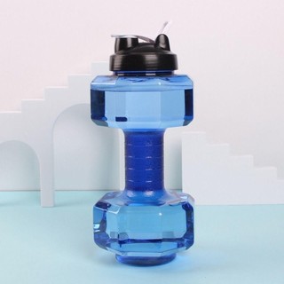 Bình Nước JEREMY, Ấm Siêu Tốc Thể Thao Sáng Tạo Hình Quả Tạ, Thời Trang 2200 / 2600mL PET Tay Cầm Đơn Giản Cốc Du Lịch Ngoài Trời Thể Thao