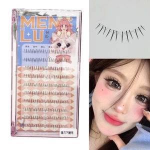 Dưới Lông Mi Truyện Tranh Lông Mi Mắt Tự Nhiên Đáy Lông Mi Mềm Manga Lông Mi Bunches Lông Mi Cụm Trang Điểm Hàn Quốc
