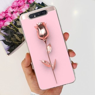 Dành Cho Samsung Galaxy A80 Vỏ SM-A805F SM-A805N Vỏ Bướm Đáng Yêu Phi Hành Gia Silicon Mềm Ốp Lưng Điện Thoại Samsung A90 Vỏ