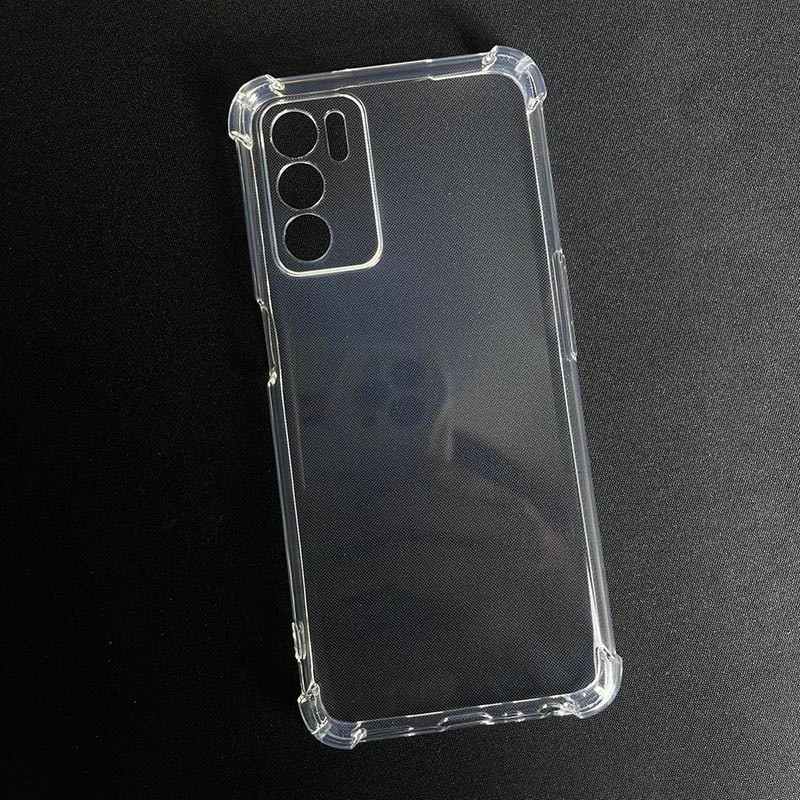 Ốp lưng Oppo A16K, A16 nhựa silicon trong suốt dẻo cao cấp chống sốc viền vuông bảo vệ điện thoại