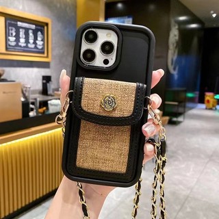 Ốp Điện Thoại Ví Sang Trọng Cho OPPO A6 GT Max A5 A5i Pro F31 Pro Plus Reno 15 14 Find X9 Pro X8S X8 Ultra K13 Turbo Pro Camellia Vỏ Thẻ Ví Mềm