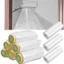 WOODNEST 1 Bộ Túi Ống Thổi, Phụ Kiện Gia Đình Làm Mát Mùa Hè Điều Hòa Không Khí Túi Dẫn Hướng, 8 / 10 / 12 / 16m Nhựa Mở Rộng Ống Gió Linh Hoạt Túi
