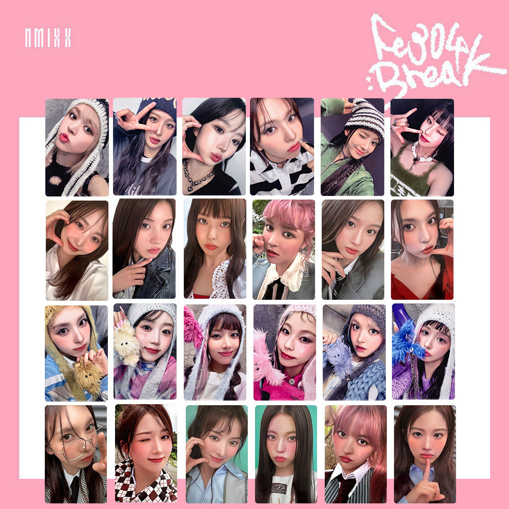 6 Chiếc NMIXX Photocards Fe3O4: Album BREAK DASH Lomo Cards LILY HAEWON SULYOON BAE JIWOO KYUJIN Bưu Thiếp Kpop YM
