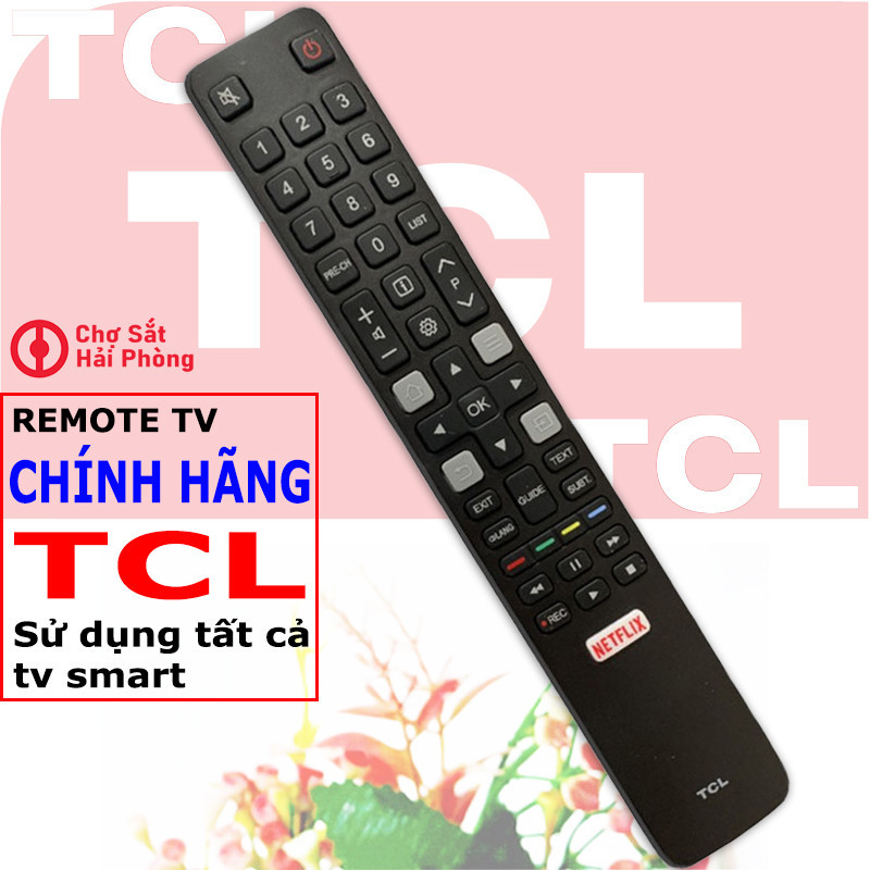 Remote điều khiển tv TCL chính hãng sử dụng tất cả tv TCL Androi smart ...
