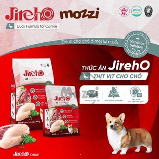 Thức ăn hạt cho chó JirehO Hàn Quốc vị Thịt Vịt Cá hồi