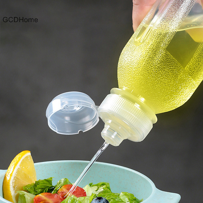 Gcdhome 1000ML Bóp Chai Gia Vị Nước Sốt Chai Dầu La Hét Chai Kiểm Soát Dầu Nhiệt Độ Cao HOT