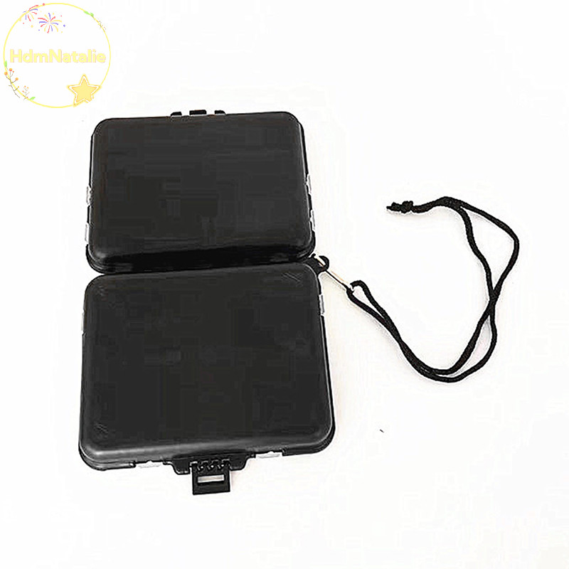Hdmnatalie Hộp Bảo Quản Mini Hai Lớp Có Thể Tháo Rời Câu Cá Hộp Muỗng Câu Cá Móc Mồi Hộp Bảo Quản Phụ Kiện Câu Cá VN