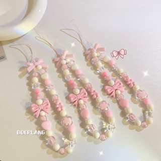 Thời Trang Hoạt Hình Dễ Thương Gấu Dây Xích Dây Handmade Nhiều Màu Sắc Tình Yêu Thỏ Dây Xích Tự Làm Mặt Dây Chuyền Vỏ Điện Thoại Phụ Kiện Trang Sức