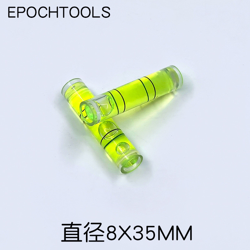 [Màu ngẫu nhiên] Loại ống cấp hình trụ Bong bóng ngang Khung ảnh Bong bóng cấp độ bong bóng