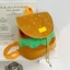 Ba lô Hamburger SNUGHOUSE, Túi đi học có dây rút có thể điều chỉnh dung tích lớn, Ba lô ba lô cha mẹ và con cái hoạt hình sáng tạo Người lớn