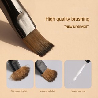 Nail Art Bàn chải chức năng Halo Dye Gradient Kéo Line Cà phê trong suốt Acrylic Phototherapy Pen Dụng cụ làm móng tay cho tiệm làm móng tay
