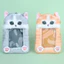 HT3 Dễ Thương Mướp Mèo Sang Trọng IC Thẻ Quà Tặng Cho Bé Gái Túi Mặt Dây Chuyền Móc Khóa Xe Buýt Trường Tàu Điện Ngầm Thẻ Bao Bảo Vệ T