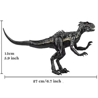 Mô hình động vật Indominus WEETW, Tượng nhỏ động vật khủng long bằng nhựa thế giới kỷ Jura, Mô hình khớp búp bê có thể di chuyển được Hàm có thể di chuyển được Bộ sưu tập Tyrannus Raptor Nhân vật hành động Đồ chơi trẻ em