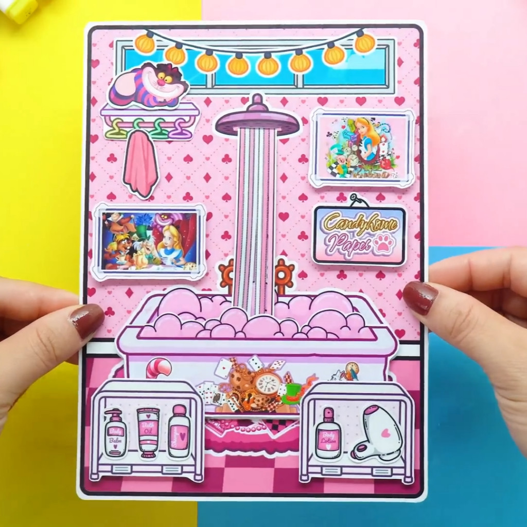 Học Liệu Toca Alice Quite Book , Đồ chơi bóc dán , đồ chơi thông minh Đồ Chơi - Squishy - Kuromi - Đồ chơi giấy ngôi nhà
